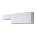 Ver imagem 2 de Conjunto de Armários Aéreo Cozinha Planejada Lux 120cm e 70cm 100% Mdf Branco Tx Fosco - Desk