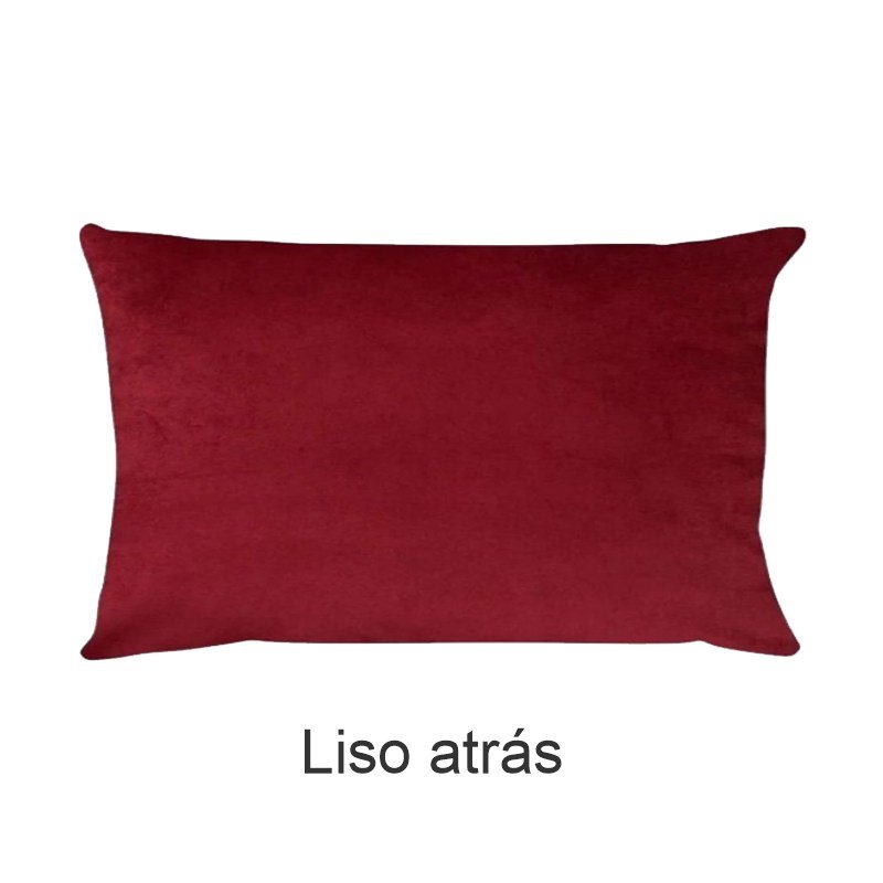 Kit 2 Capas para Almofada Drapeada Line T Retangular em Veludo Várias Cores Cor:bordo - 5