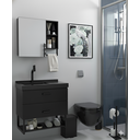 Ver imagem 2 de Gabinete para Banheiro Suspenso Ucrânia 66cm