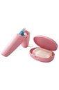 Ver imagem 1 de Conjunto Banheiro Acessórios Porta Escova Sabonete Rosa Kit