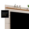 Painel para Televisão até 55 Polegadas - Mod.2028:Off White/Nature - 3