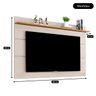 Painel para Televisão até 55 Polegadas - Mod.2028:Off White/Nature - 4