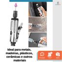 Ver imagem 5 de Jogo de Retificadeira Mini Retifica Reta Pneumática 1/4 com Acessorios 16 Peças - Starfer