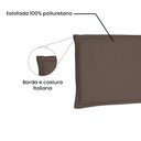 Ver imagem 4 de Cabeceira Painel Solteiro 0,90m Veneza Suede Caramelo - Pallazio