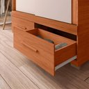 Ver imagem 5 de Guarda Roupa Solteiro 137cm com 2 Portas Darius Freijó/off C01 - Mpozenato