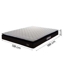 Colchão Casal Hellen Strong Pillow Top D45 138x188x24cm Marrom - 2