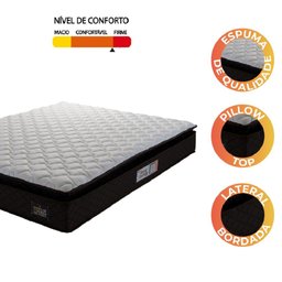 Colchão Casal Hellen Strong Pillow Top D45 138x188x24cm Marrom - 3