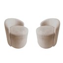 Ver imagem 1 de Kit 2 Poltronas Decorativa Yara Orgânica Bouclé Bege