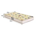 Ver imagem 3 de Kit Berço Americano Vira Mini Cama Retrô com Colchão - Qmovi