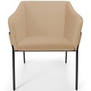 Ver imagem 3 de Kit 3 Cadeiras para Sala de Jantar Estar Living Olívia L02 Linho Bege Escuro - Lyam Decor