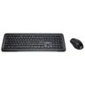 Kit Sem Fio Teclado Multimídia e Mouse Com 1600Dpi Tecnologia Anti Microbiana Preto Targus - AKM610  - 1