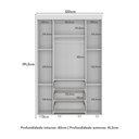 Ver imagem 7 de Guarda-roupas Infantil 4 Portas e 3 Gavetas Picolé Multimóveis Bb2894 Branco