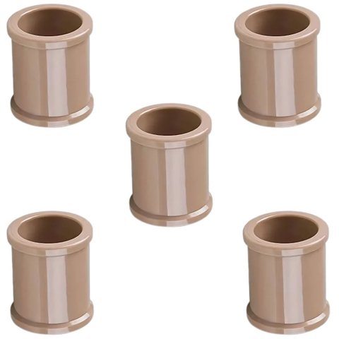 Luva Pvc 32mm Marrom Conexão Encanamento Kit 05 Un