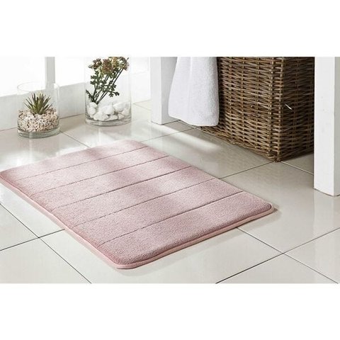 Tapete de Banheiro Super Soft 60x40 Rose Camesa