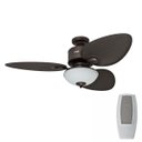 Ver imagem 1 de Ventilador de Teto Hunter Gulf Winds Bronze com Controle Remoto