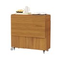 Ver imagem 2 de Mesa Dobrável Aparador Multifuncional -acompanha Bancos Jade: Nature