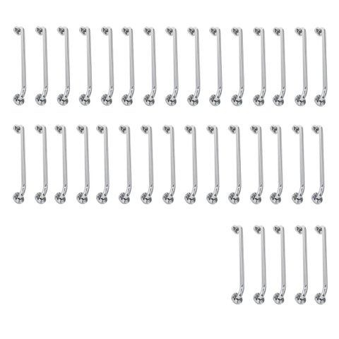 Alça de Apoio 80cm Barra Inox Kit 34 Unidades Cadeirante Idoso Gestante Acessibilidade Banheiro Box 
