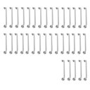 Ver imagem 1 de Alça de Apoio 80cm Barra Inox Kit 34 Unidades Cadeirante Idoso Gestante Acessibilidade Banheiro Box