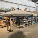 Ver imagem 7 de Ombrelone Mosquiteiro Guarda Sol Tenda Casa Praia Piscina Verao Deck Varanda Veraneio Sitio Fazenda 