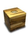 Ver imagem 2 de Luminária de Mesa em Madeira Teca Bivolt