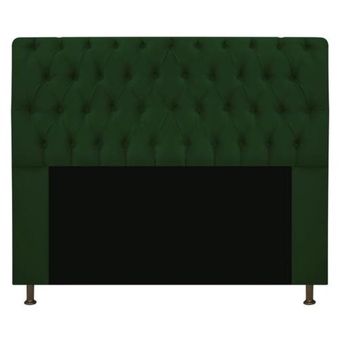 CABECEIRA 140 SOPHIA COR SUEDE VERDE TOPÁZIO DECOR