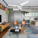 Ver imagem 3 de Ventilador de Teto Natuvent Callis Led 3 Pás Madeira Branco 6500k Branco Frio, Luz Branca 220v