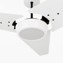 Ver imagem 2 de Ventilador de Teto Natuvent Callis Led 3 Pás Madeira Branco 6500k Branco Frio, Luz Branca 220v