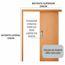 Ver imagem 1 de Kit Porta de Correr Madeira Eucalipto 2m Reversível