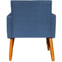 Ver imagem 7 de Kit 4 Poltrona para Sala Recepção Consultório Cadeira Nina Suede Cores Pés Palito