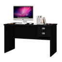 Ver imagem 1 de Escrivaninha 1,20 Taurus 2 Gavetas - Preto J&a Moveis