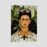 Quadro Frida Kahlo Autorretrato Iii Tela No Chassi 45X30Cm - 1