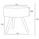 Ver imagem 6 de Kit 2 Poltronas Decorativa Sala Nina com Puff Balaqui Decor Verde