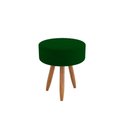 Ver imagem 4 de Kit 2 Poltronas Decorativa Sala Nina com Puff Balaqui Decor Verde