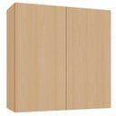 Ver imagem 1 de Armário Aéreo para Cozinha 100% MDF 80 cm 2 Portas Lótus Carvalho