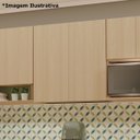 Ver imagem 5 de Armário Aéreo para Cozinha 100% MDF 80 cm 2 Portas Lótus Carvalho