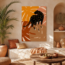 Ver imagem 1 de Quadro Decoração Leopardo Moderno Elegante Grande em Canvas
