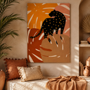 Ver imagem 2 de Quadro Decoração Leopardo Moderno Elegante Grande em Canvas