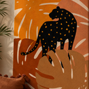 Ver imagem 3 de Quadro Decoração Leopardo Moderno Elegante Grande em Canvas