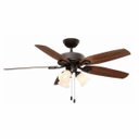 Ver imagem 3 de Ventilador de Teto Hunter Builder Plus Bronze Novo com Controle Remoto