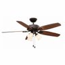 Ventilador de Teto Hunter Builder Plus Bronze Novo com Controle Remoto - 3
