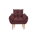 Ver imagem 2 de Poltrona Opala Decorativa Sala de Estar Consultório Marsala