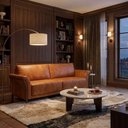 Ver imagem 6 de Sofá Living 2 Lugares Royal 162 cm Pes Madeira Courino Tcs 727 Moll