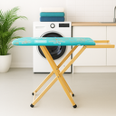 Ver imagem 1 de Mesa Tábua de Passar Roupas Madeira Tecido Estamp sem Tomada