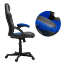 Ver imagem 7 de Cadeira Gamer Preto com Azul confortável 601Bright