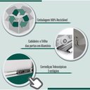 Ver imagem 3 de Guarda Roupa Casal 3 Portas de Correr 6 Gavetas com Espelho 100% Mdf Garibaldi - Móveis Valverde -