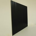 Ver imagem 3 de Painel Decorativo Ripado de Pvc Barra de 270cm Azn - Preto