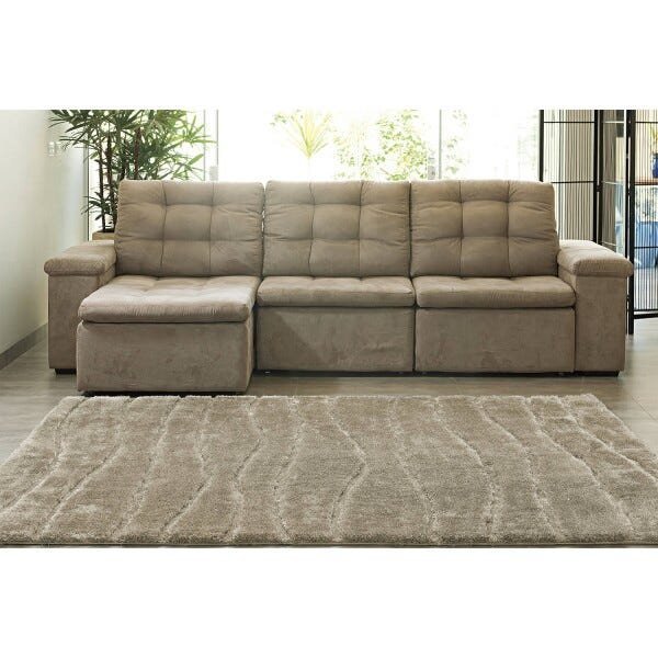 Tapete Retangular Liso Silk Design Niazitex 4,00Mx3,00M - 2