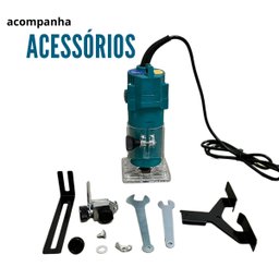 Tupia Manual Laminadora 650w 30000 Rpm com Pinça de 6mm 110v Importway Iwtup-110 127v - 3