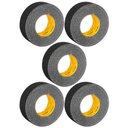 Ver imagem 1 de Kit 5 Fitas Antiderrapantes Adesivas Pisos Degrau Escada Rampa Vonder 15 Metros Preto