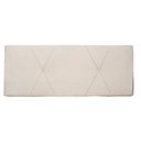 Ver imagem 3 de Cabeceira Painel King 195 Cm Dunas Suede Bege Claro